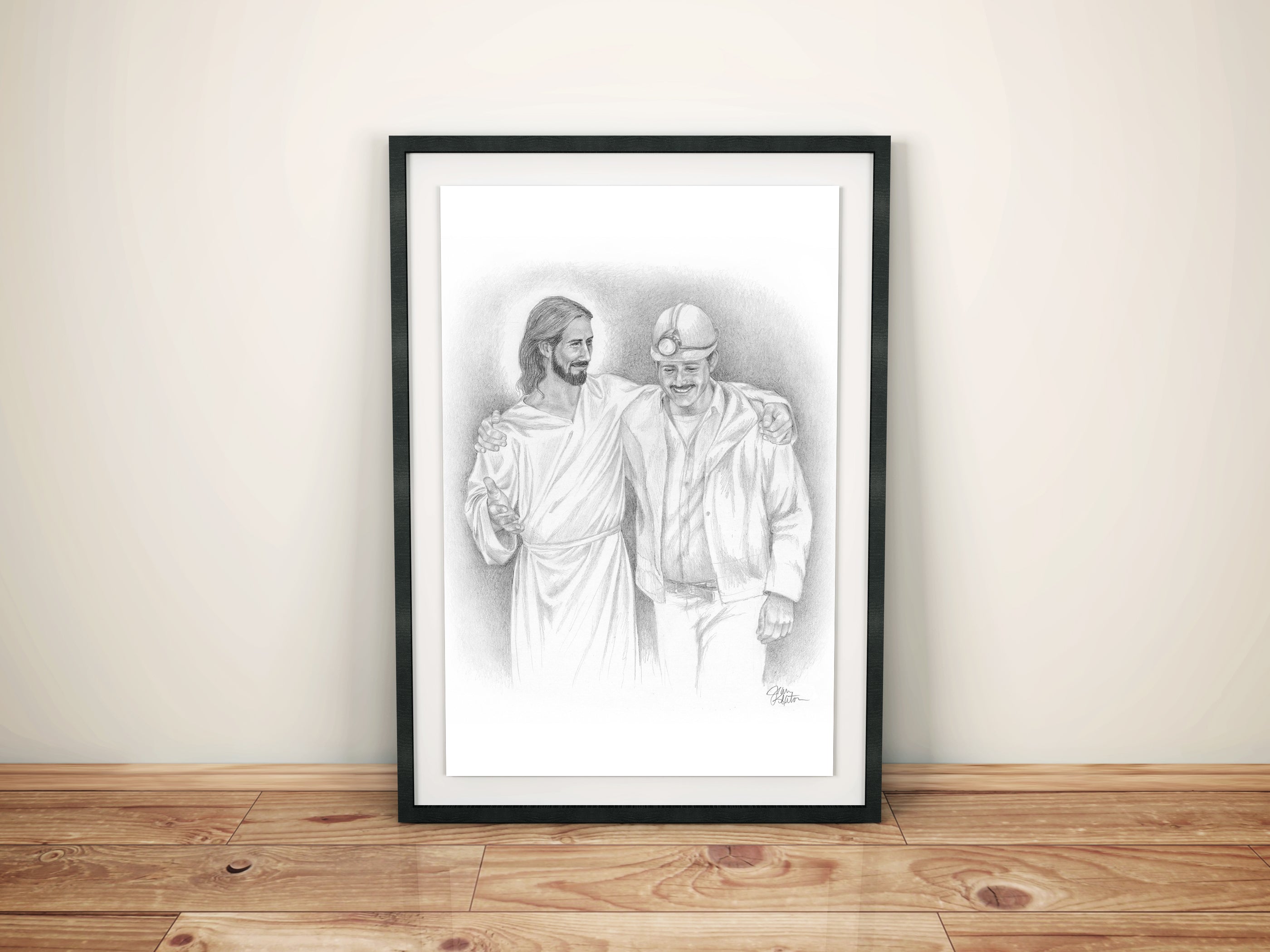 Lds jesus clipart black and white apple